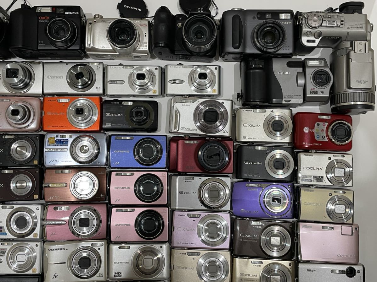 ジャンク扱い デジタルカメラ デジカメ まとめ 大量 CASIO Canon RICOH 