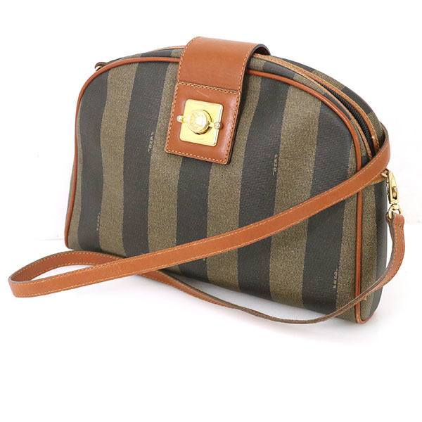 フェンディ FENDI PVC レザー ペカン 2WAYバッグ 15-B 12306 ショルダー クラッチバッグ レディース 【xx】【中古】4000001801801473 FENDI フェンディ PVC G金具◆ヴィンテージ◆イタリア製◆A15143 トートバッグ トップハンドル