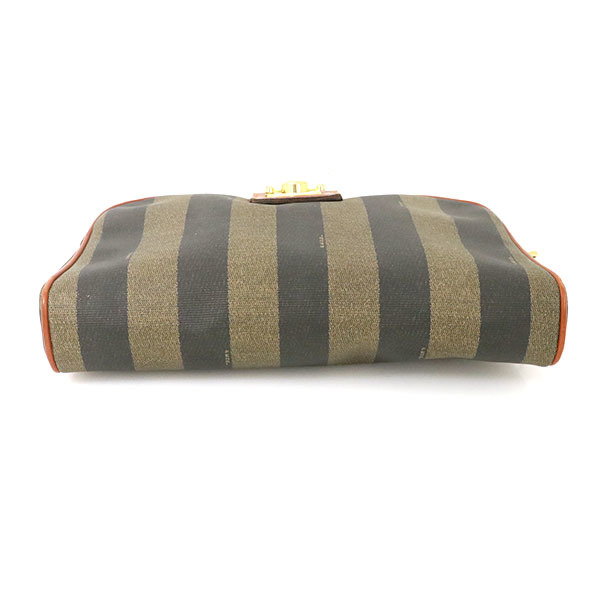 フェンディ FENDI PVC レザー ペカン 2WAYバッグ 15-B 12306 ショルダー クラッチバッグ レディース 【xx】【中古】4000001801801473 FENDI フェンディ PVC G金具◆ヴィンテージ◆イタリア製◆A15143 トートバッグ トップハンドル