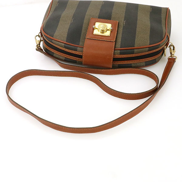 フェンディ FENDI PVC レザー ペカン 2WAYバッグ 15-B 12306 ショルダー クラッチバッグ レディース 【xx】【中古】4000001801801473 FENDI フェンディ PVC G金具◆ヴィンテージ◆イタリア製◆A15143 トートバッグ トップハンドル