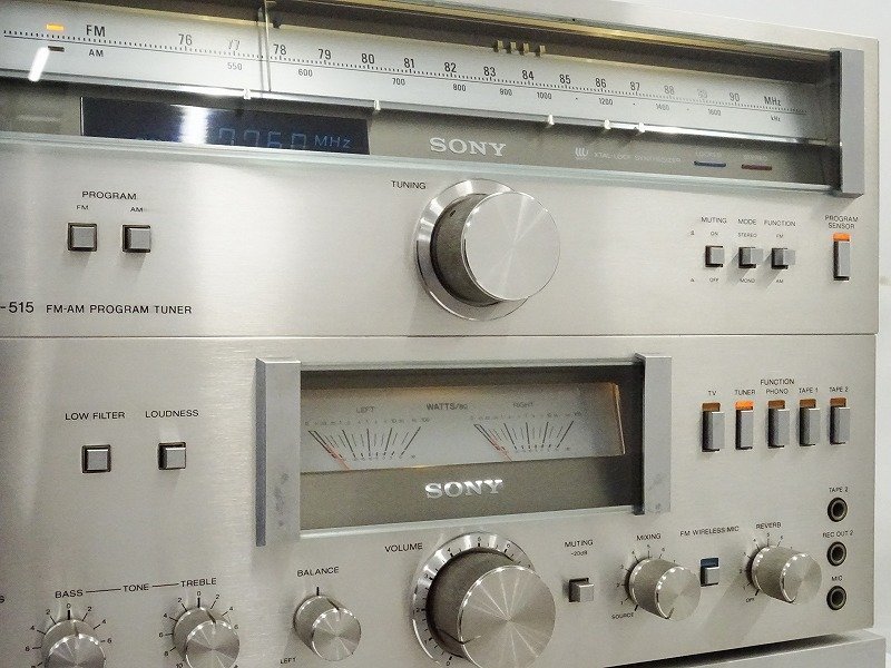 □□SONY ST-515/TA-515/TC-K50/PS-515/SS-747 コンポセット VL15G