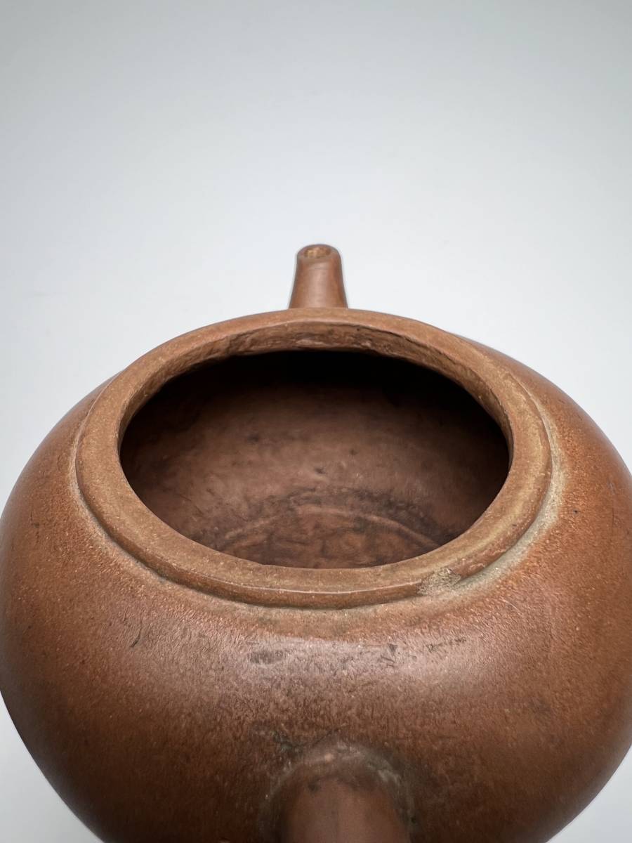 唐物 煎茶道具 急須 中国古玩 紫泥 紫砂壷 朱泥 茶壷 松