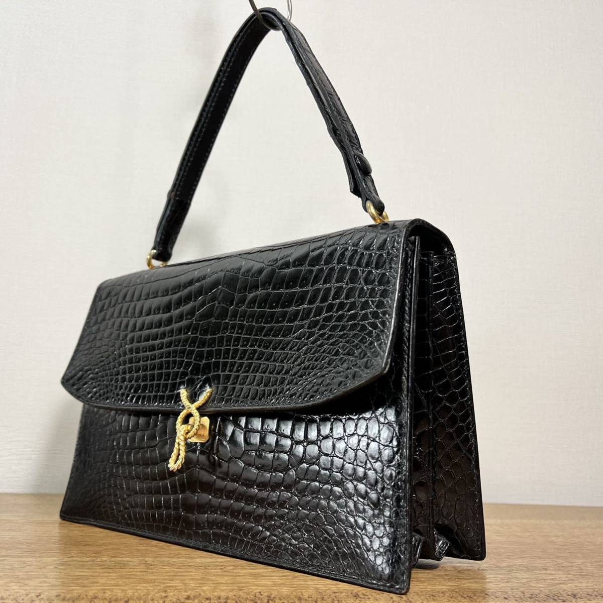 美品本物 MORABITO ハンドバッグ 2way ショルダーバッグ 南京錠 鍵付き 
