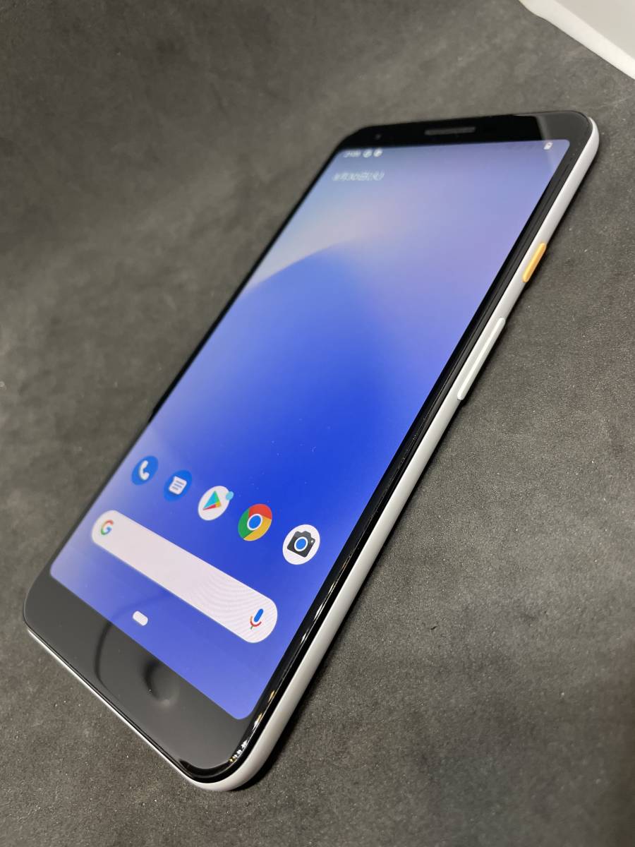◯判定 SIMフリー 美品 Pixel 3a XL クリアリーホワイト SIMロック解除済み