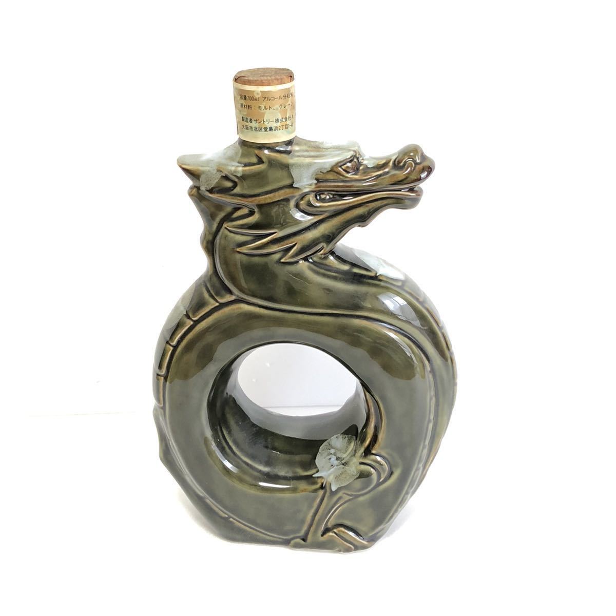 【未開栓】SUNTORY OLD WHISKY 1989 巳/干支ボトル/陶器 未開栓 SUNTORY OLD WHISKY 干支 辰 龍 竜 700ml サントリーオールド