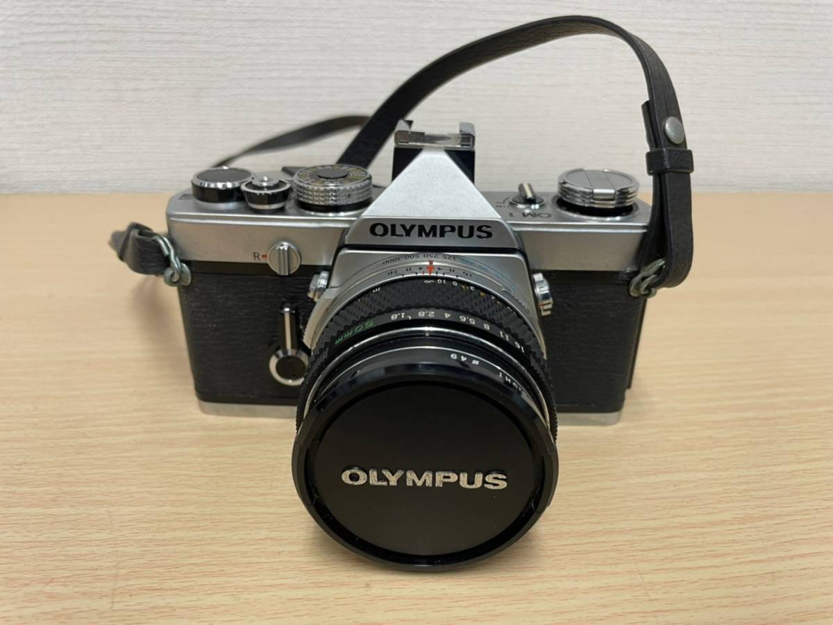 aa1947080/オリンパス OLYMPUS OM-1 50mm レンズ 三脚付き カメラ