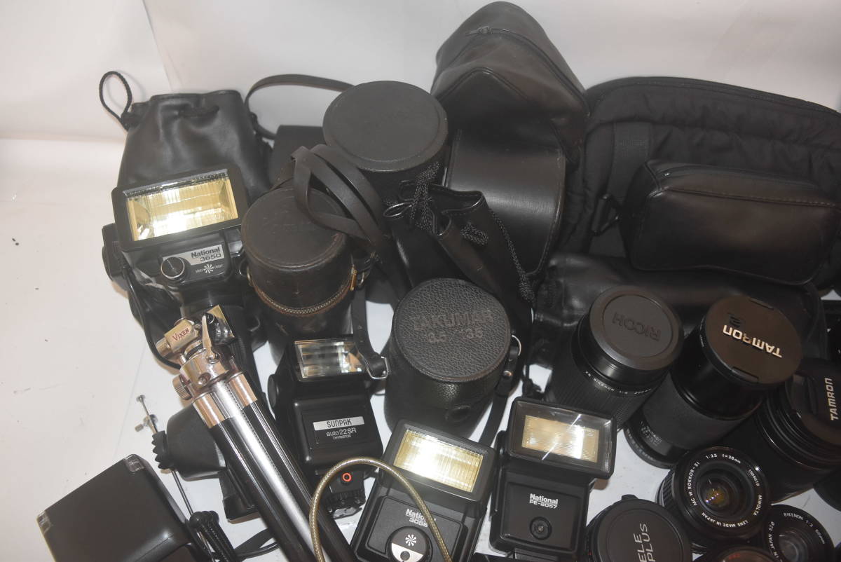 【No.08-094】カメラ レンズ等 おまとめ出品 TAMRON / MINOLTA / TELEPLUS / National / RICOH / SIGMA / PENTAX など