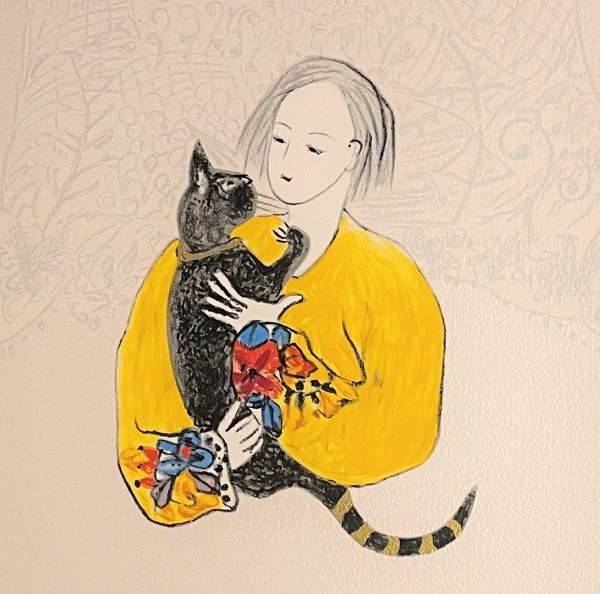 真作】魂のピアニスト フジ子・ヘミング「迷い込んだ猫・くりくり