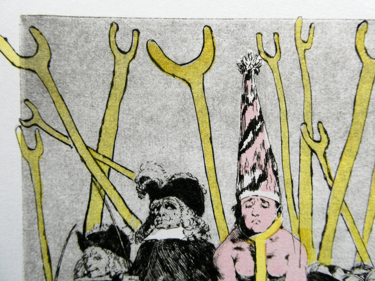 ◇ダリのオリジナル！ 直筆署名◇彩色銅版画◇限定200「Es un cuadro