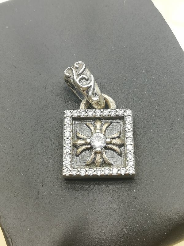 シルバー925 フレームドCHチャーム w クロムハーツ CHROME HEARTS
