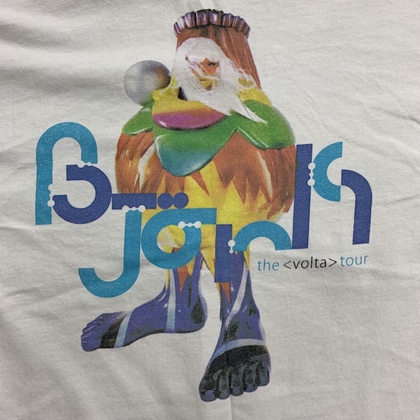 BJORK Tシャツ 00s ヴィンテージ VOLTA ツアーT フォトプリント 