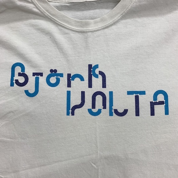 BJORK Tシャツ 00s ヴィンテージ VOLTA ツアーT フォトプリント 