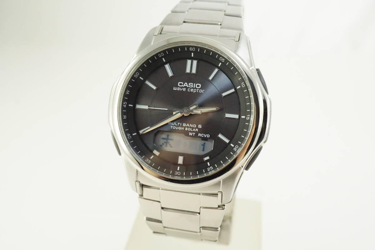 良品♪【B6/20-Y CAS06】★CASIO/カシオ ウェーブセプター 電波ソーラー WVA-M630 メンズ 稼働品★ CASIO | ウオッチ カシオのメンズ・レディース腕時計 y6（ブランドカシオ）（腕時計）の通販 MTP-V006D-2B