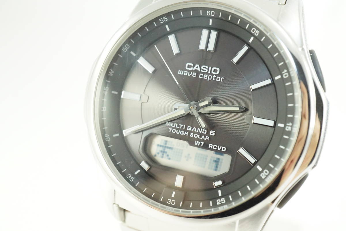 良品♪【B6/20-Y CAS06】★CASIO/カシオ ウェーブセプター 電波ソーラー WVA-M630 メンズ 稼働品★ CASIO | ウオッチ カシオのメンズ・レディース腕時計 y6（ブランドカシオ）（腕時計）の通販 MTP-V006D-2B