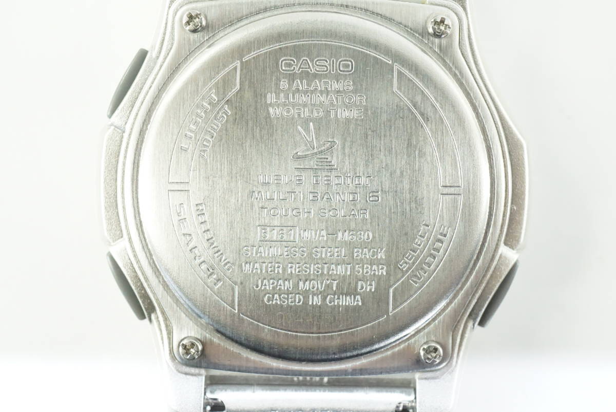 良品♪【B6/20-Y CAS06】★CASIO/カシオ ウェーブセプター 電波ソーラー WVA-M630 メンズ 稼働品★ CASIO | ウオッチ カシオのメンズ・レディース腕時計 y6（ブランドカシオ）（腕時計）の通販 MTP-V006D-2B