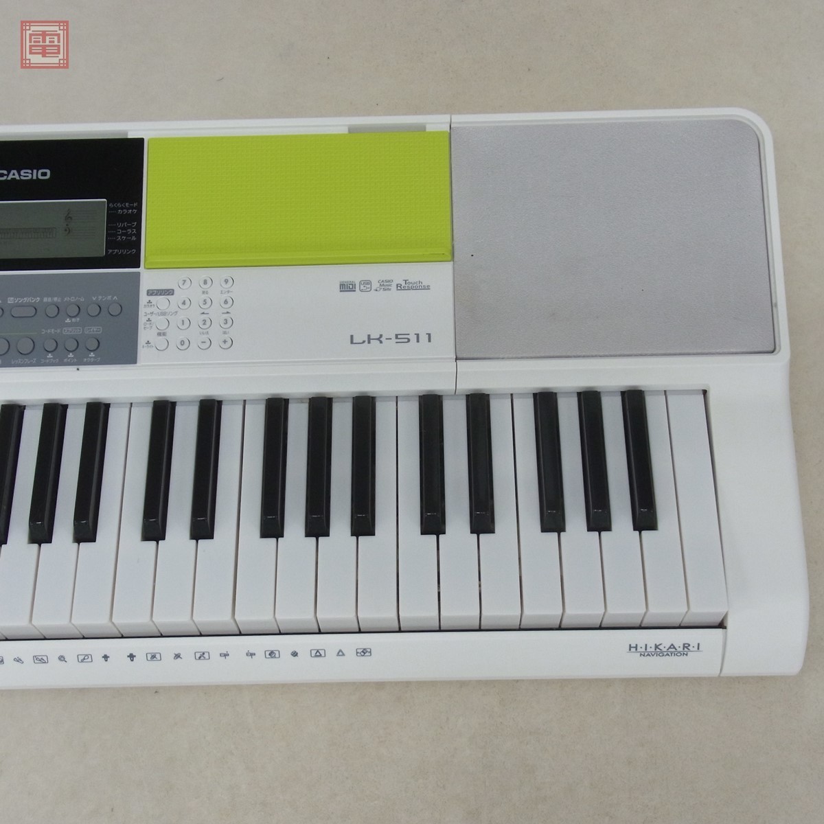カシオ 光ナビゲーションキーボード LK-511 61鍵盤 CASIO 電子 