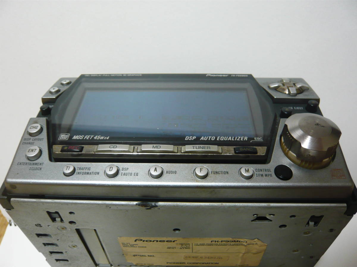 カーオーディオ 動作確認済み Carrozzeria CD⁄MDプレーヤー FH-P9900MD