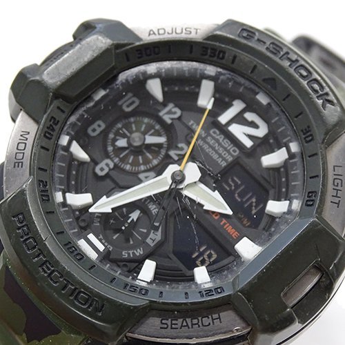1円～ カシオ CASIO G-SHOCK グラビティマスター GA-1100SC-3AJF 時計