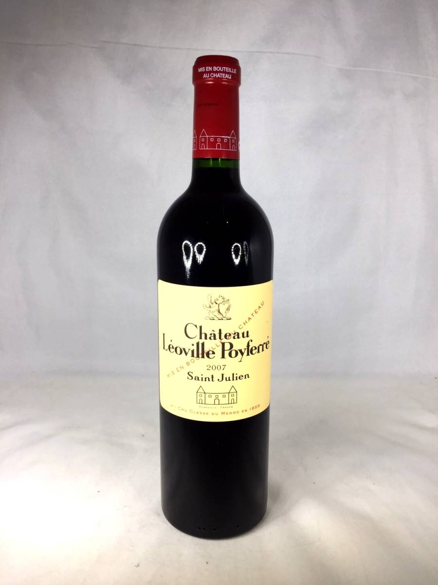 【未開栓】Chateau Leoville Poyferre シャトー レオヴィル ポワフェレ 2007 750ml 13％ 赤ワイン 果実酒