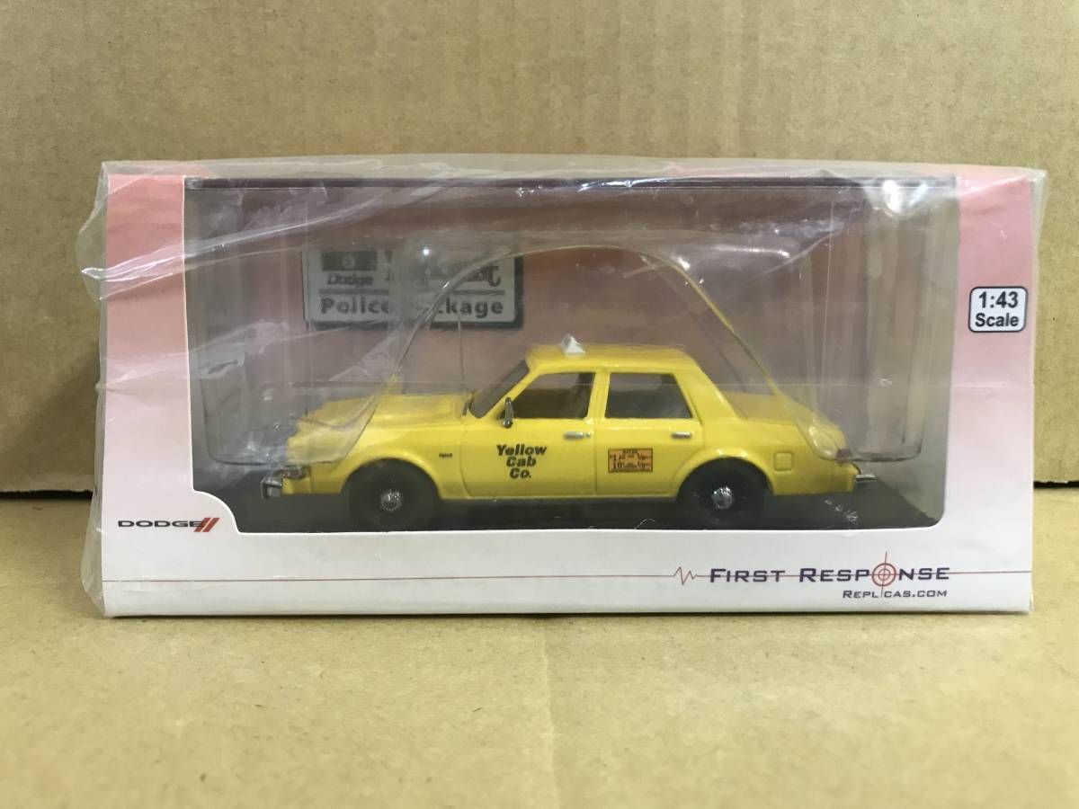 1⁄43 0 イエローキャブ タクシー ダッジ ディプロマット FR Police A38 