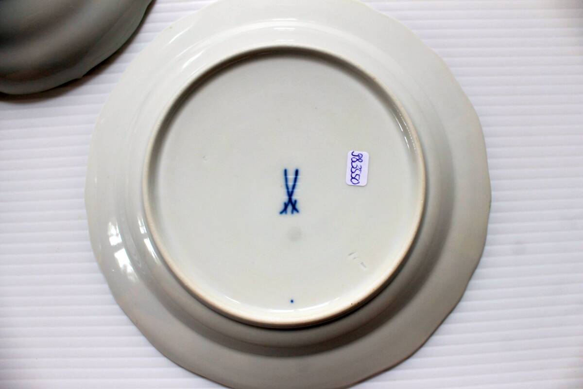 MEISSEN マイセン フラワー プレート ５枚 セット　ばら　ドイツ　磁器_5