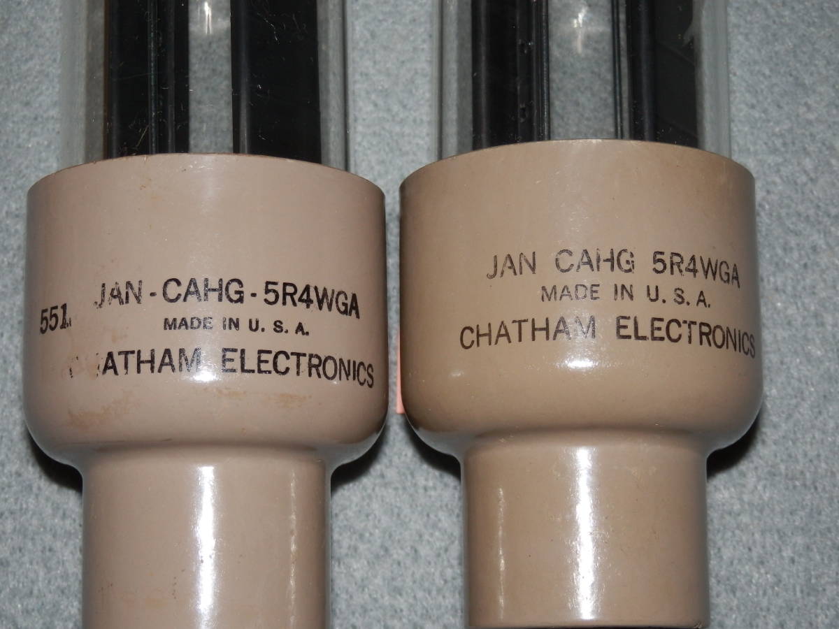 Chatham Electronics 5R4WGA 真空管 真空管 JAN 5R4WGA CHATHAM