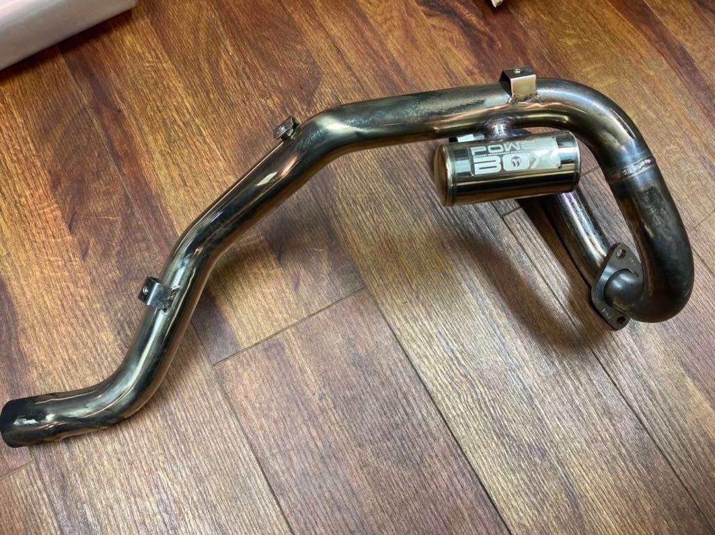 ヤマハ セロー250 SP忠男 パワーボックス エキゾーストパイプ 中古