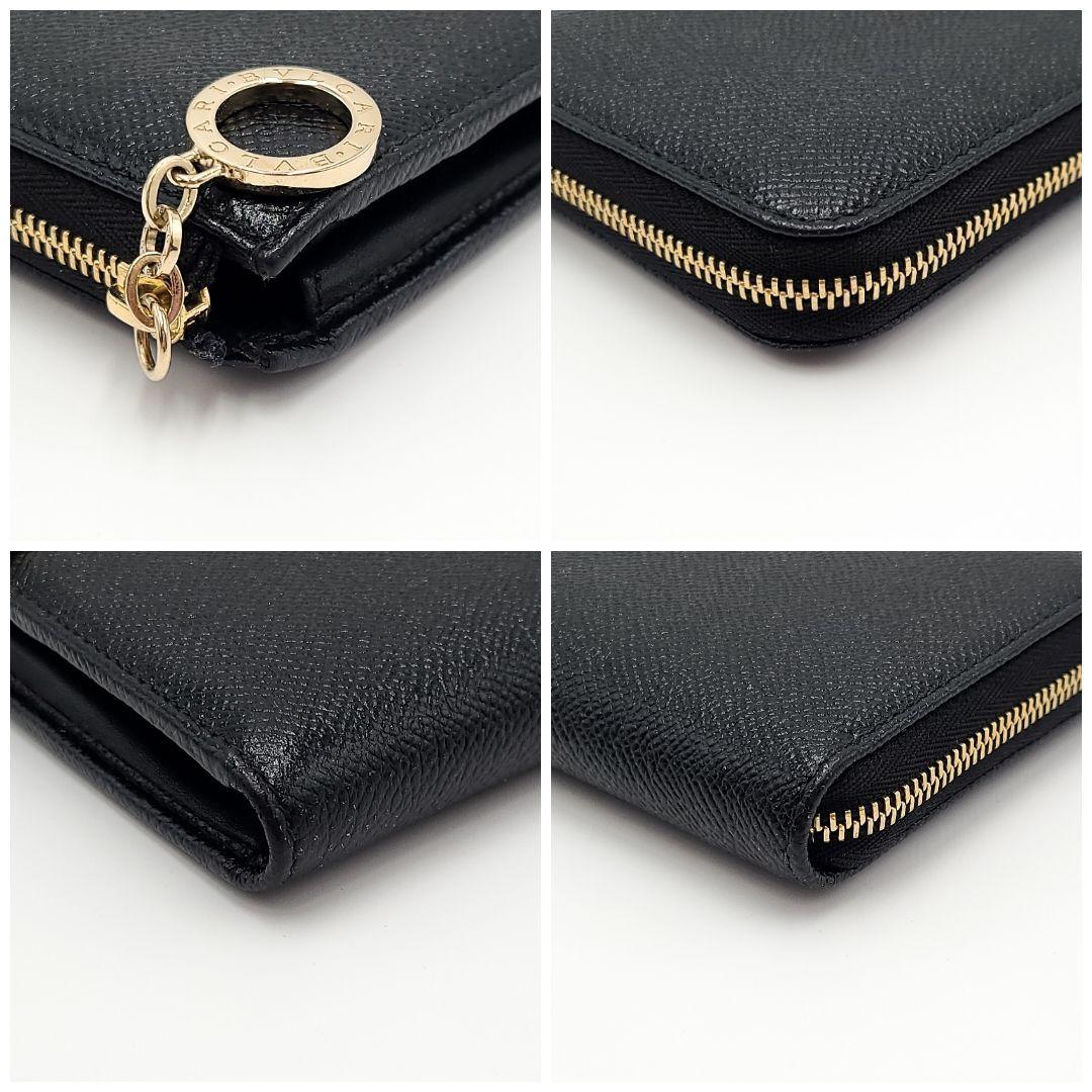 極美品 BVLGARI ブルガリ 長財布 ロングウォレット L字ファスナー