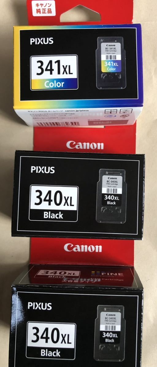  BC-340XL BC-341XL 合計3個セット 送料520円(キヤノン)｜売買されたオークション情報、yahooの商品情報をアーカイブ公開 - オークファン キヤノン