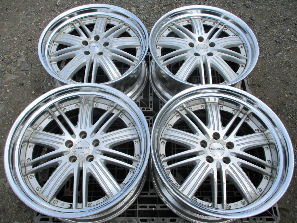 希少 ステップリム WORK ワーク ヴァリアンツァ VRF SR 20インチ 5穴 114.3 10.5J 9.5J USDM VIP 深リム ヘラフラ 段リム