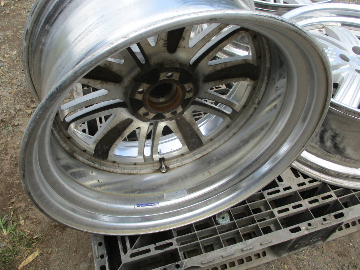 希少 ステップリム WORK ワーク ヴァリアンツァ VRF SR 20インチ 5穴 114.3 10.5J 9.5J USDM VIP 深リム ヘラフラ 段リム