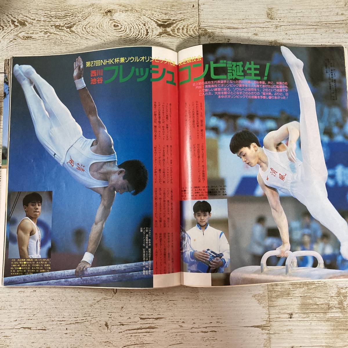 SA06-154 月刊スポーツアイ 1988年8月 '88ブラザーカップ新体操 / 西川