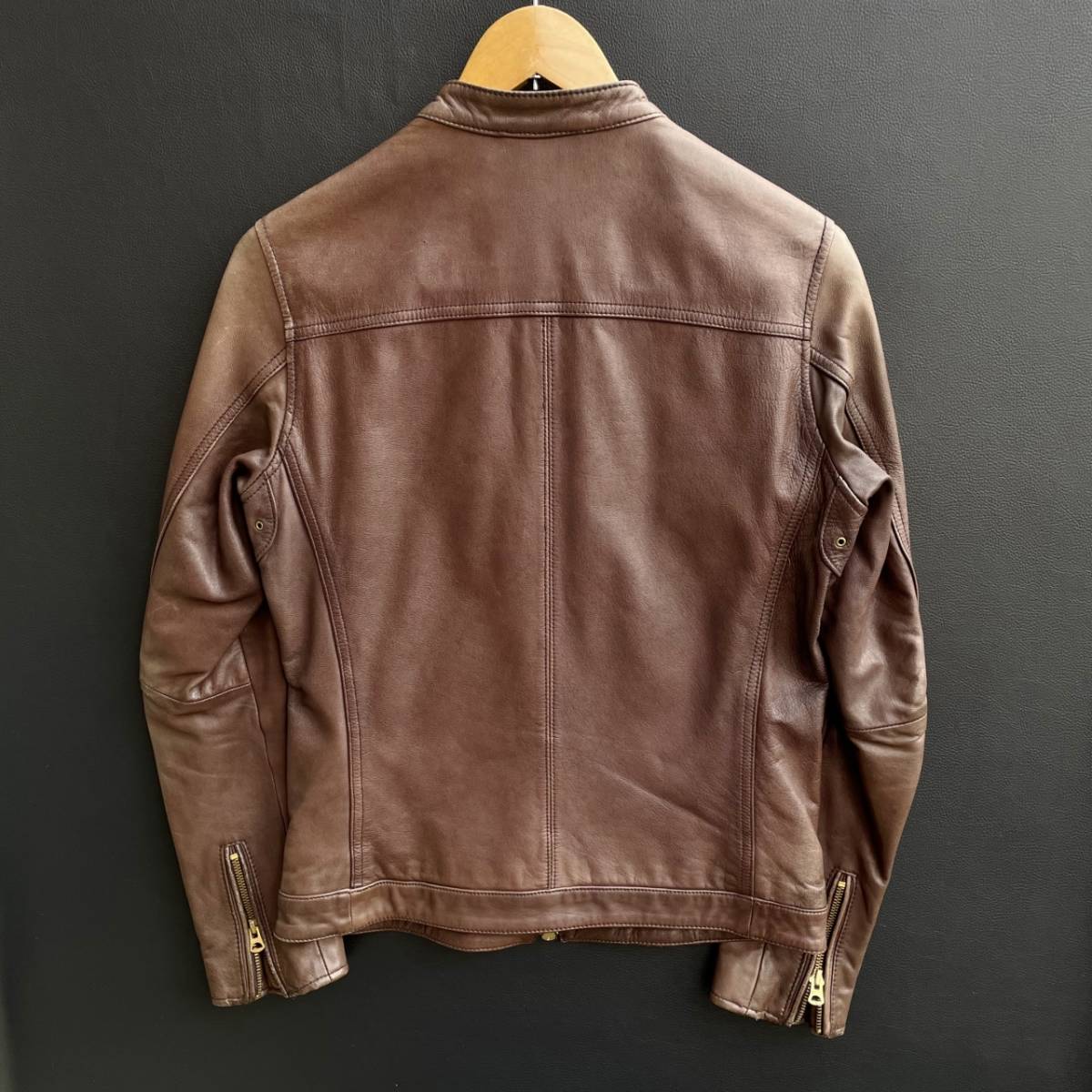 定価51,700円 BEAMS LIGHTS ビームスライツ ゴートレザー シングル 