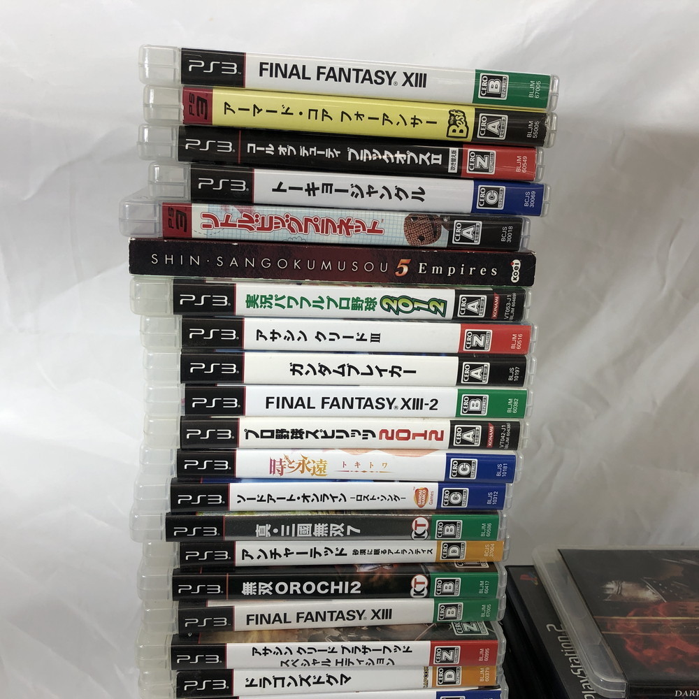 【値下げ相談可】 ゲームソフト　125本　まとめ売り Yahoo!オークション - 「レトロゲーム まとめ売り」の落札相場 1円