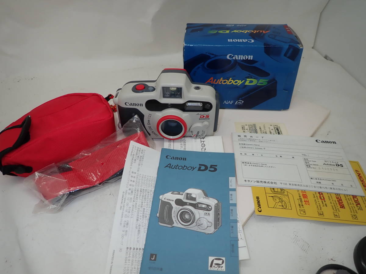 Canon キヤノン 5m防水フィルムコンパクトカメラ Autoboy D5 元箱付き