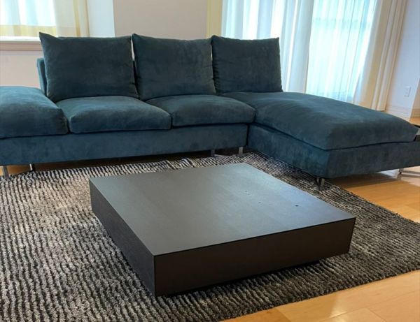 超美品 songdream ソングドリーム COSTA リビングテーブル 約8.9万円 ブラックオーク コスタ 引き出し収 センターテーブル 正方形テーブル