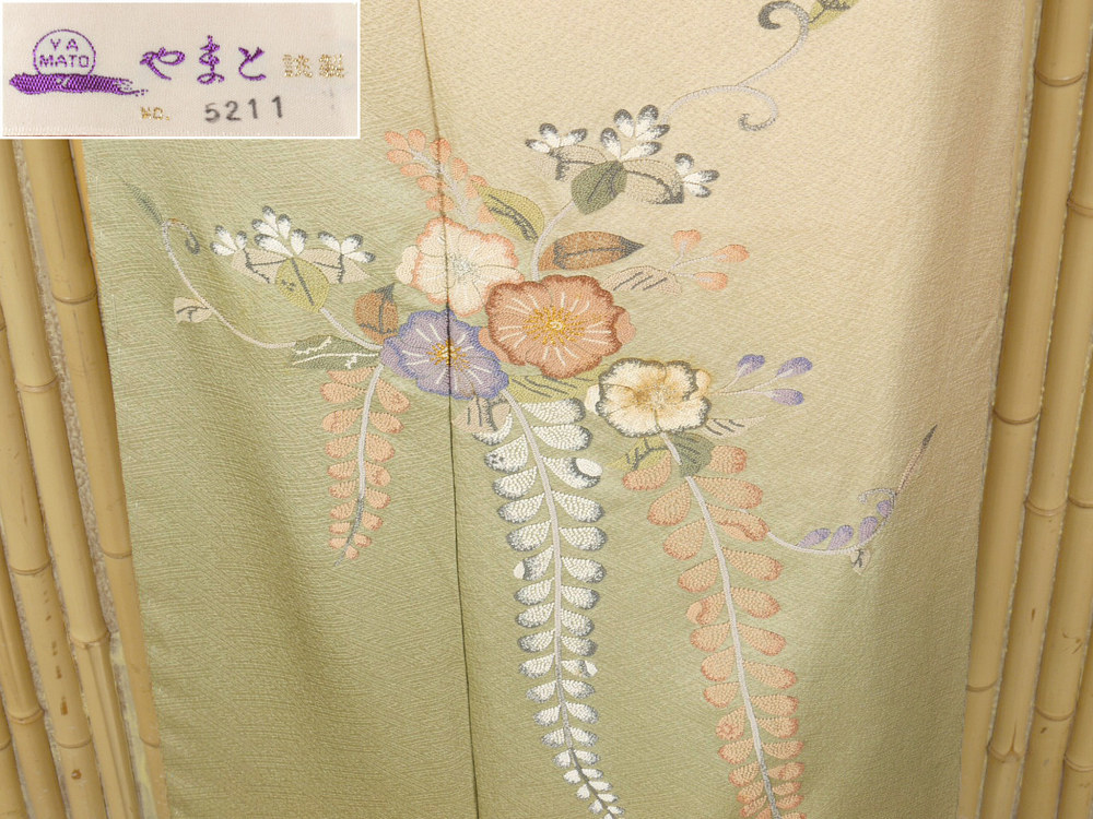 大人気，100%新品 京かんざし s-406 総相良刺繍 辻が花 紋付訪問着 やまと誂製 仕立て上がり(仕立て上がり)｜売買されたオークション情報、yahooの商品情報をアーカイブ公開 - オークファン 仕立て上がり