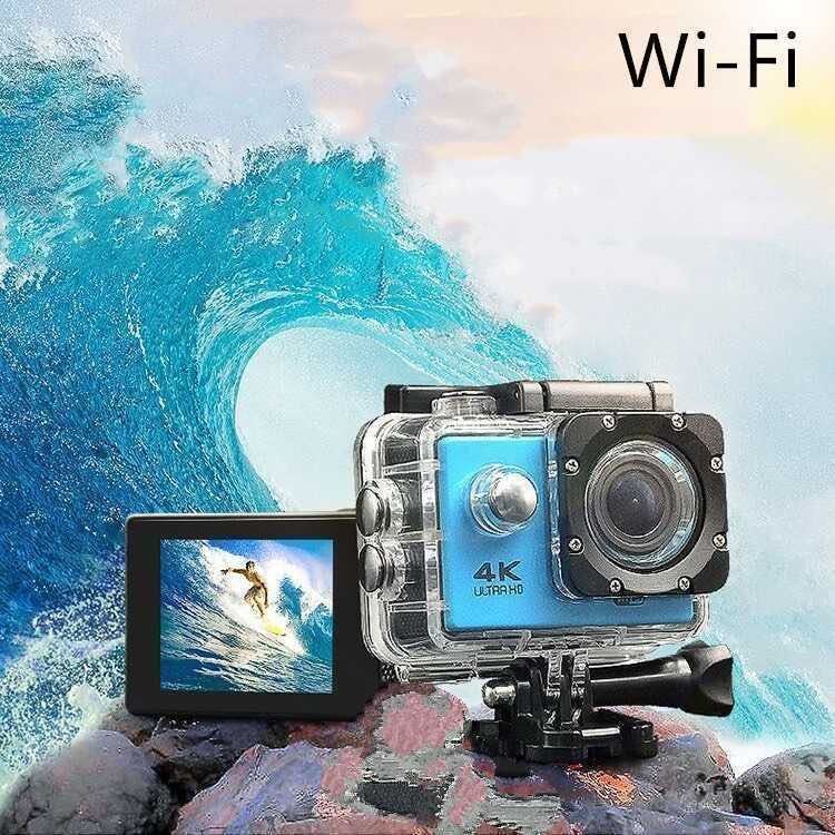  WiFi 防水 スポーツカメラ アクションカメラ 4kドライブレコーダー ブルー 青(その他)｜売買されたオークション情報、yahooの商品情報をアーカイブ公開 - オークファン その他