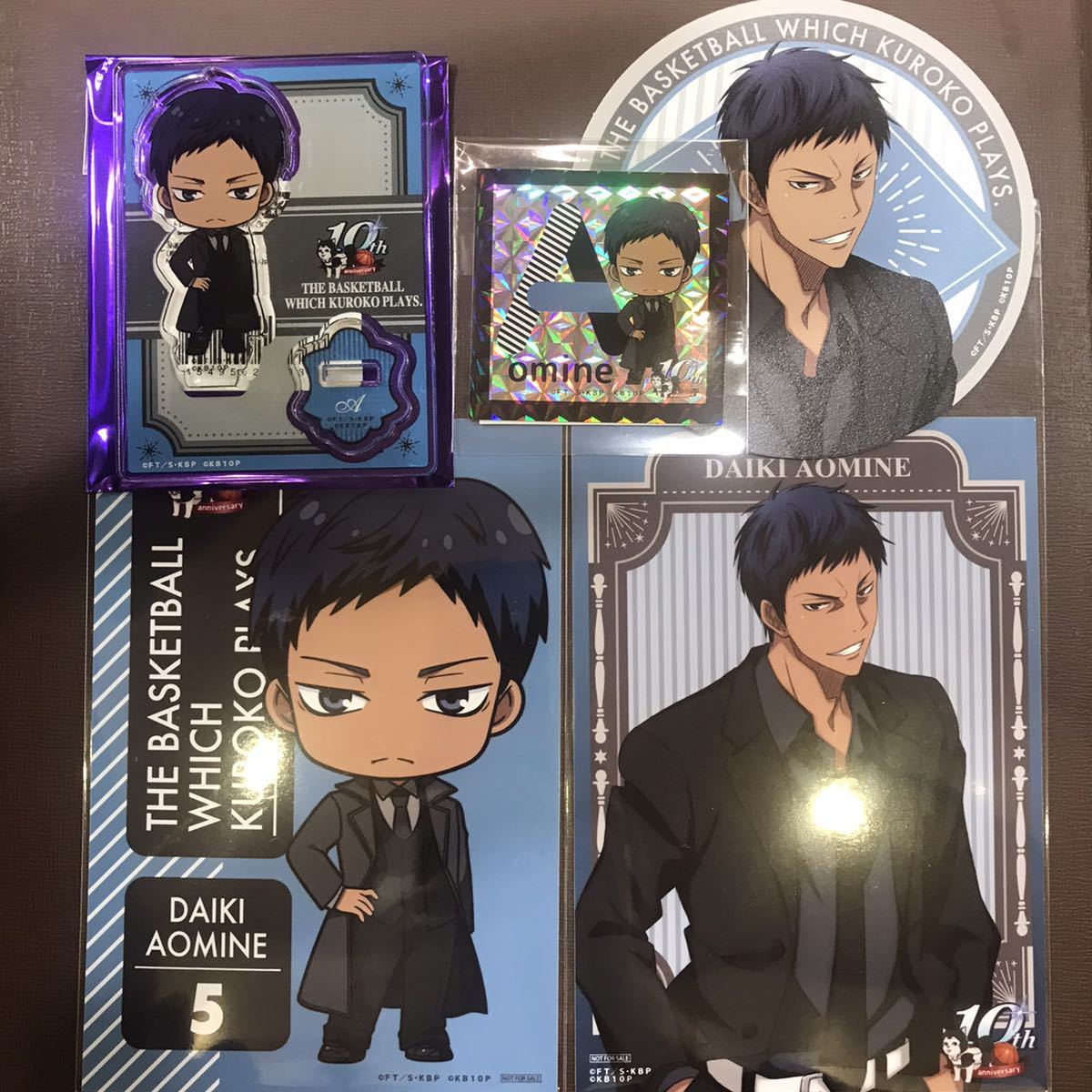 黒子のバスケ 黒バス 10th anniversary 中外カフェ アクリルスタンド