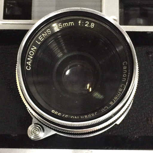 1円 Canon 7S LENS 35mm F2.8 レンジファインダーフィルムカメラ