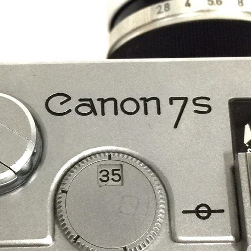 1円 Canon 7S LENS 35mm F2.8 レンジファインダーフィルムカメラ