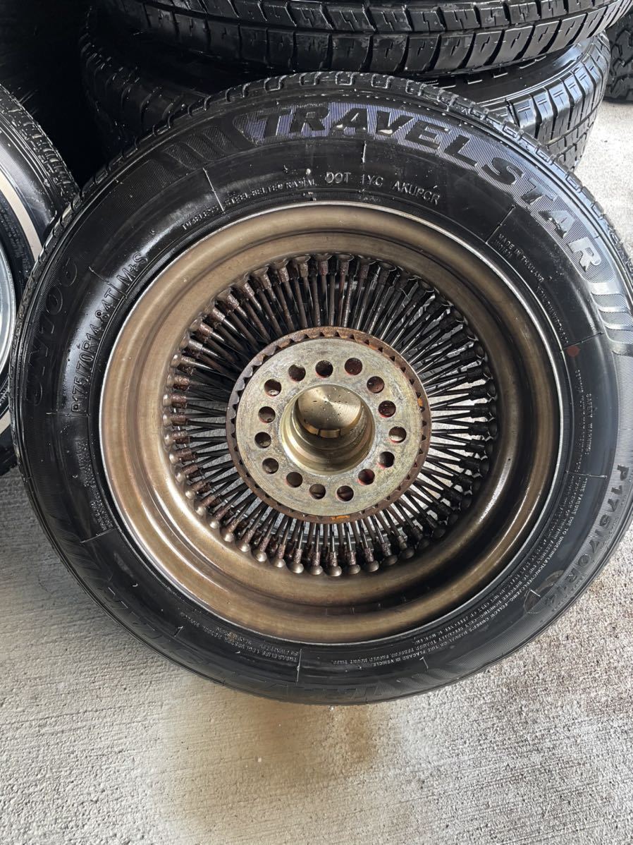 T'S ワイヤーホイール 7J リバース ノックオフ・タワー付き トリプル