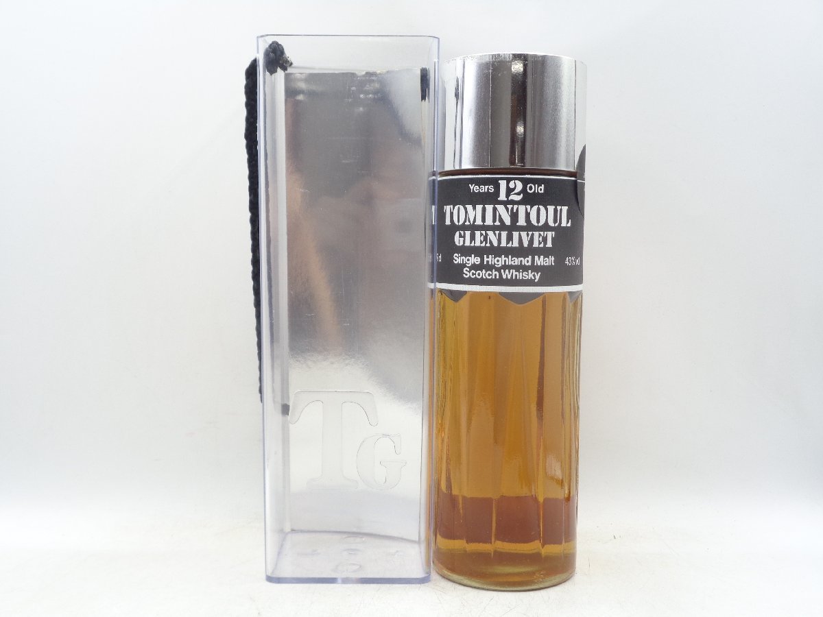飲料・酒 6542【未開栓】TOMINTOUL トミントール グレンリベット 12年