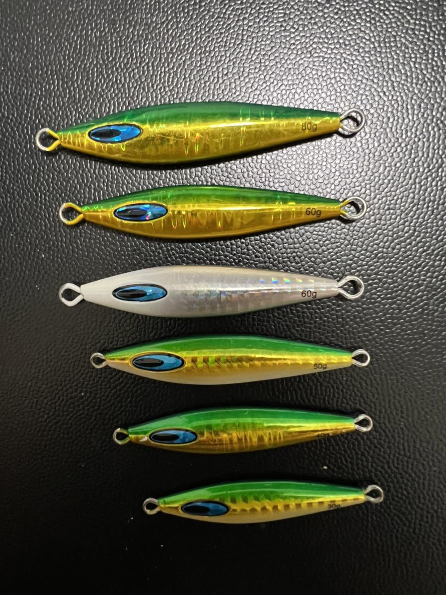 ダイワ ソルティガ FKジグTG SLJ 6個 (30g 40g 50g 60g×2 80g) tg