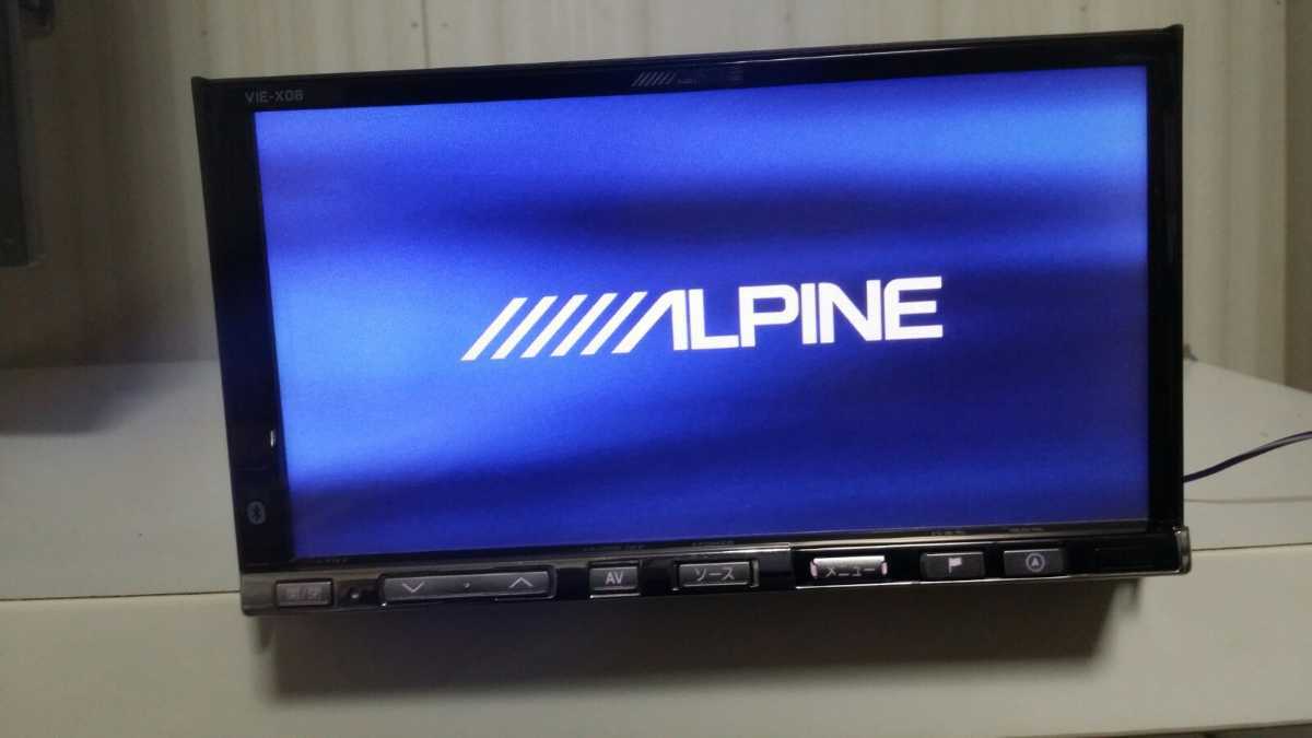 ALPINE SD VIE-X08 アルパイン 2014年 DVD Bluetooth通話 カーナビ VIE 