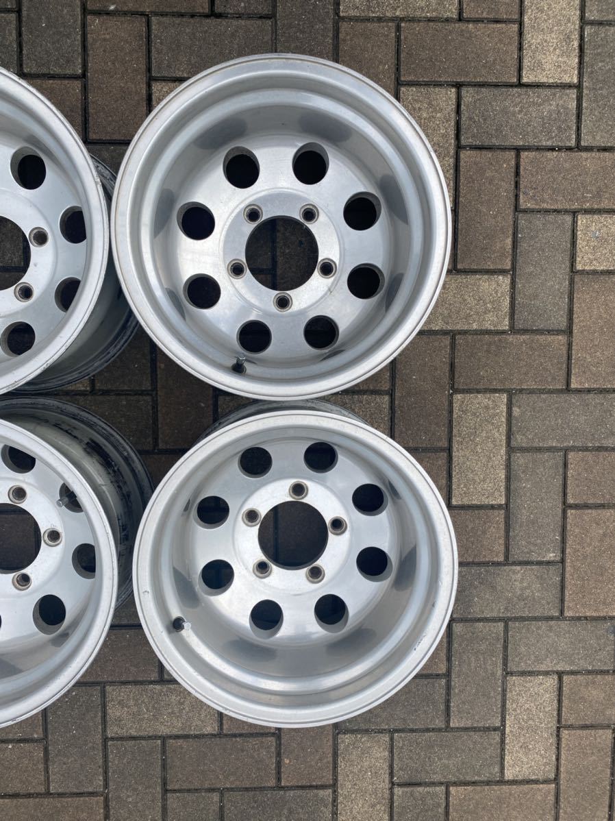 希少 15インチ 10J 139.7 5穴 ジムニー 三菱ジープ アルコア made in 
