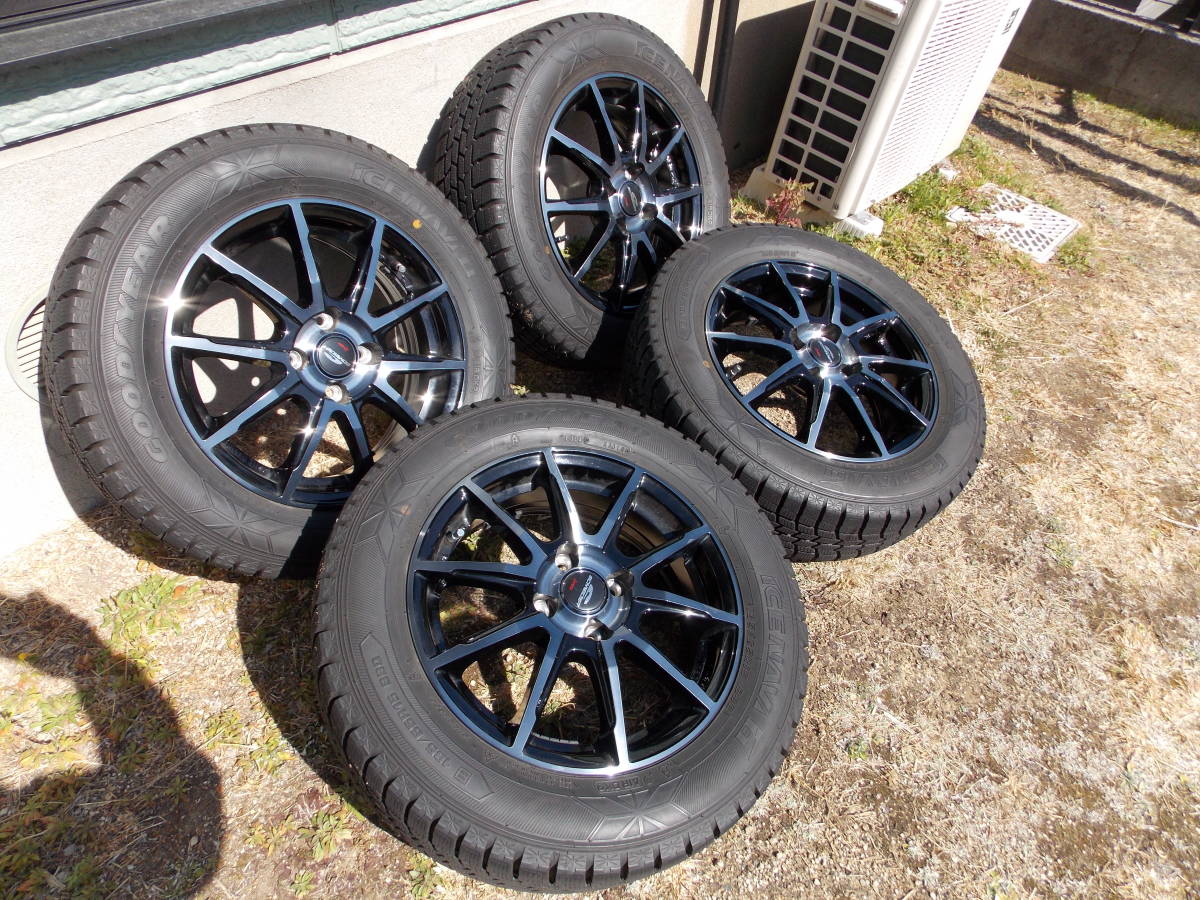 デミオ　スタッドレス185/65 15 2018年製 マツダ・デミオ スタッドレスタイヤ 185/65R15 2018年製 グッドイヤー