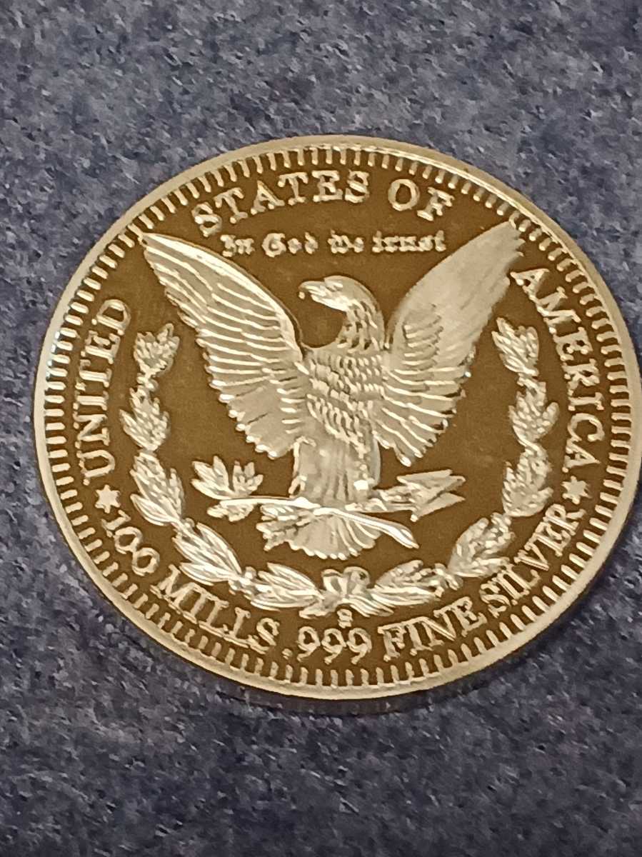 アメリカ] 自由の女神記念コイン プルーフ銀貨 1896年 大きさ約39.70mm 量目28.65g 美品 コインケース付き 自由の女神 アメリカ  リバティ わあ、美しい！希少コイン 1896年 自由の女神記念1ドル銀貨596(北アメリカ)｜売買されたオークション情報、