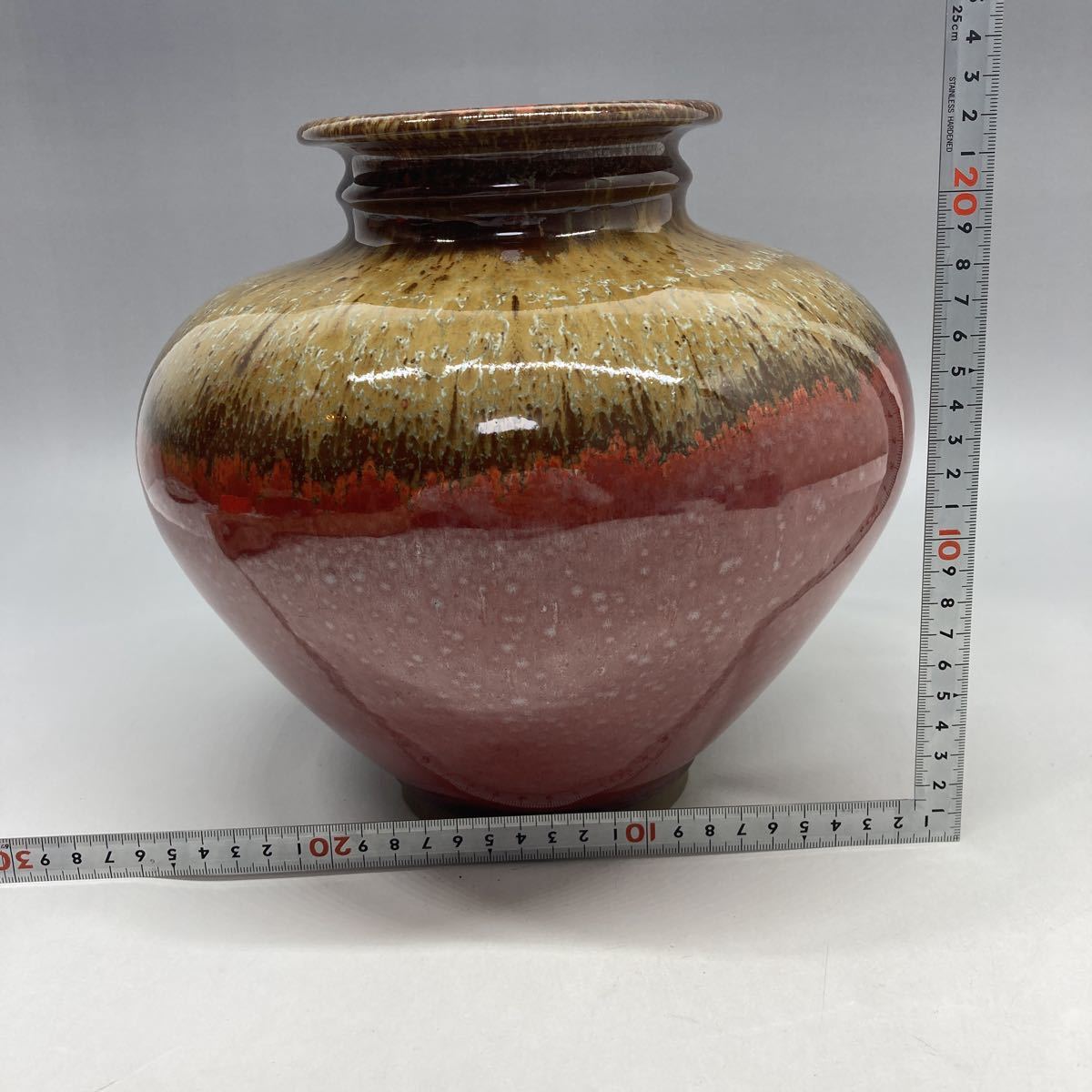 小石原焼 森山喜久男作 飾壷 花瓶 壺 壷 花器(陶磁一般)｜売買された 