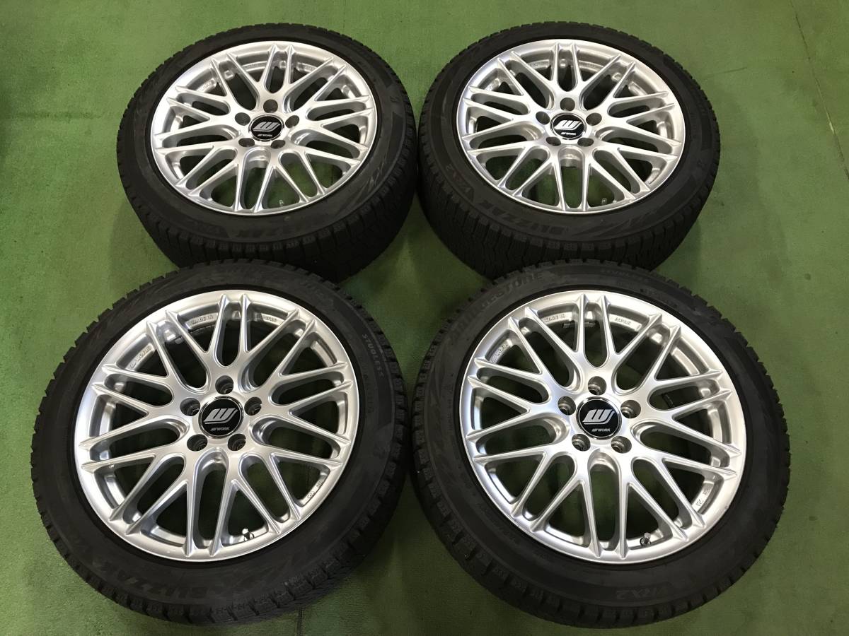 送料無料 WORK インポートレーベル ブリヂストン ブリザック VRX2 225/45R17 2017年製造 ベンツ W176 Aクラス C117 CLA W246 Bクラス - ring 225&frasl;45スタッドレスタイヤ VRX VW 225&frasl;55R16スタッドレス